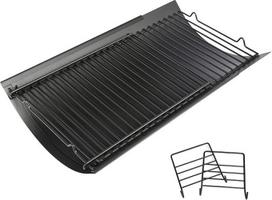 GFTIME 60-90 cm reguliuojamas medžio anglių padėklas pelenams, skirtas "Chargriller" 5050 5072 5650 1224 1324 2121 2222 2123 E1224 medžio anglių kepsninėms, skirtas "Oklahoma Joe's" medžio anglių kepsninėms, "Royal Gourmet