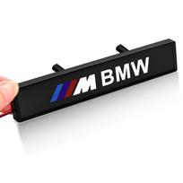 Automobilio priekinių grotelių lipdukas ženkliukas galvos grotelių emblema LED šviesos emblema BMW M F10 F11 F12 F07 F01 F02 F30 F35 F34 F36 4 5 6 7 serijoms juoda