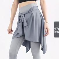 Ballet-Inspired Yoga Skort: One-Piece Sports Skirt with Built-In Shorts One size