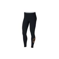 Nike W Nsw Lggng Metallic Gx Logo Print Leggings Moteriškos Leggings Juodos 939303-010 M