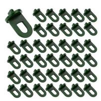 50Pcs Greenhouse Clip Fastener Sturdy Strong Plastic Slideway-Buckle Multi-use Support Accessories Pot Plant Hanger Fastening Gardening Supplies žalia