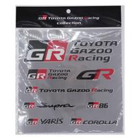 TGRC TOYOTA GAZOO Racing Lipdukas TGR Logotipo Rinkinys Juodas TGRC-A341-01