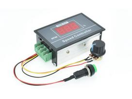 Skaitmeninis ekranas PWM nuolatinės srovės variklio greičio reguliatorius 6V-48V bepakopis reguliatorius su ekranu Digital speed controller