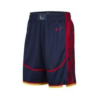 Nike Golden State Warriors Dryžuotas Logotipo Spaudinys Elastingos Laisvalaikio Šortai Vyriški Šortai Tamsiai Mėlyni FQ4406-419 XL