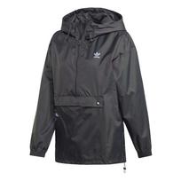 Adidas Originals Logo Design Loose Fit Windbreaker Jacket Women Jacket Light-Gray DX4263 M