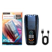 Dake Wushang Kompaktiškas Elektrinis Vyriškas Barzdos Skutiklis Double head electric shaver