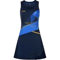 Li Ning Sportiniai Greitai Džiūstantys Antibakteriniai Badmintono Suknelės Moterims Mėlyna ASKT024-3 M