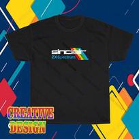 New Sinclair ZX Spectrum Logo T-Shirt Funny Size S to 5XL L