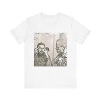 Fidel Castro Malcolm X Graphic Print Tee Shirt Short Sleeve Crewneck Unisex NEW M