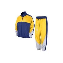 Nike Golden State Warriors Pradinio penketo Krepšinio aikštės Spalvų blokų striukė ir kelnės su rankogaliais Laisvalaikio sportinis komplektas Vyrams Sportinis komplektas Šviesiai mėlynas FD8552-495 M