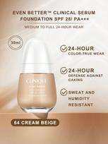 Clinique Even Better™ Clinical Serum Foundation - SPF 28/PA+++ 61 Ivory | 30ml #64 CREAM BEIGE