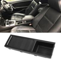 Juodas priekinės centrinės konsolės daiktadėžės puodelio laikiklis Tinka BMW E46 3 serijai 1998-2007