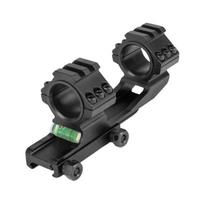 25,4/30 mm metalinis vamzdžio spaustuvas su 20 mm lizdu ir gulsčiuko laikikliu