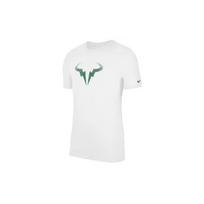 Nike Rafa Tennis Court trumpomis rankovėmis vyriški marškinėliai, balti, CW1535-100 S white