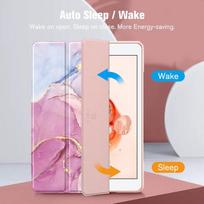 Fintie dėklas su pieštuko laikikliu Ipad 10.2" 9/8/7 Gen, rožinis marmuras