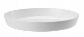 Vazoninis dėklas Azalija 11 cm, plastikinis, baltas, 11 cm