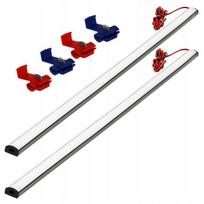 Led juostelės 2x 1m 24v, automobilio salonui ir bagažinei
