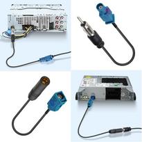 Bingfu Automobilio Radijo Antenos Kabelis (2 vnt.) Fakra į Din