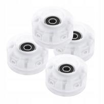 4pack Quad Riedulių Ratai su Guoliais Rgb