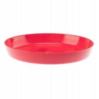 Plastikinis vazono dėklas Cristal, raudonas, 11 cm, 11 cm