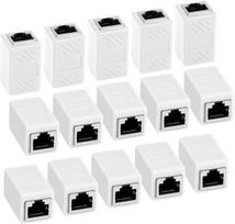 Axfee Rj45 Jungtis Cat7/cat6, 15 vnt., tinklo kabelio prailgintojas, baltas