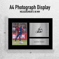 Lamine Yamal Autografuotas Plakatas A4 Futbolo Gerbėjams