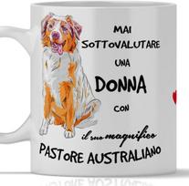 Puodelis su Australijos aviganiu kavai, arbatai, cappuccino