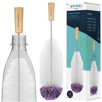 Spinel Soda buteliukų valymo šepetėlis, baltas
