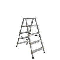 Dvipusės aliuminio kopėčios Awtools, 5 pakopų, 113 cm