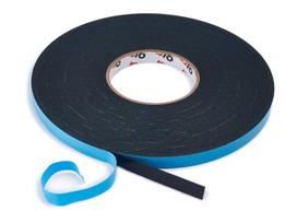 Dvipusė montavimo juosta iš putų 12 mm x 25 mm, juoda