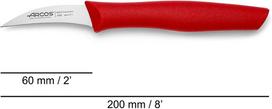Arcos Nova lupimo peilis, 60 mm ašmenys, raudona rankena