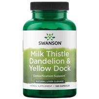 Milk Thistle Dandelion & Yellow Dock - N120 - Swanson