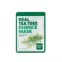 FARMSTAY Real Essence Mask (Tea Tree) – raminanti arbatmedžio veido kaukė - 23ml