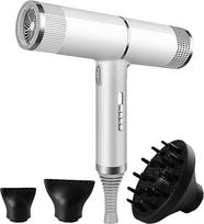 Baltas plaukų džiovintuvas su difuzoriumi 1500 W - 50 Hz - 220 V idealiai tinka tiesiems ir garbanotiems plaukams - 2 greičiai ir 3 temperatūros bet kokio tipo plaukams ir poreikiams - šalto oro funkcija