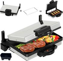 Kontaktinis grilis, "Scheffler 2000 W Optigrill", "Multi Grill", "Lahmacun Makinasi", grilis, skrudintuvas, duonos kepimo mašina, nerūdijančio plieno stalo grilis su grotelėmis, duonos kepimo forma, neprideganti danga