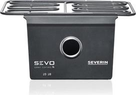 SEVERIN SEVO elektrinio grilio SEVERIN SEVO Smart Control atnaujinimo rinkinys, išmanusis grilio modulis su programėlės valdymu ir OLED ekranu, skirtas balkono griliui su lėto gaminimo galimybe, juodas, ZB 8194