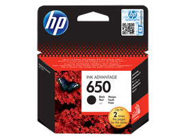 HP 650 originali juodo (Black) rašalo kasetė