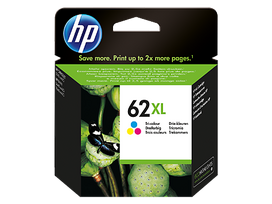 HP 62XL didelės talpos trijų spalvų (Tri-Colour) rašalo kasetė