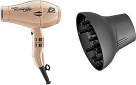 "Parlux Advance Light Ceramic and Ion" plaukų džiovintuvas "Gold + Soft Styler for Advance