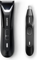 MANSCAPED® The Perfect Duo 5.0 sudėtyje yra: The Lawnmower® 5.0 Ultra Electric Groin & Body Hair Trimmer, The Weed Whacker® 2.0 Nosies ir ausų plaukelių kirpimo mašinėlė