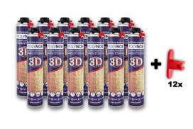 Purškiama termoizoliacija Polynor 3D, 850 ml., 12 vnt.