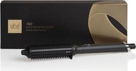 "ghd Rise Volumising Hot Brush", juodos spalvos - profesionalus elektrinis šepetys, 2 kartus didesnės apimties, skirtas visų tipų plaukams