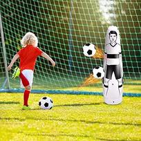 1.75m suaugusiųjų vaikų pripučiamas futbolo mokymo tikslas Keeper Tumbler oro futbolo traukinys manekenas
