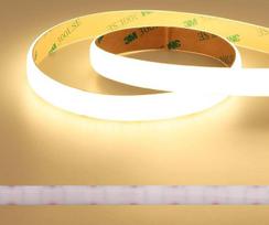 JOYLIT 24 V dvigubos eilės COB LED juostos difuzinė 5 m vandeniui atspari šilta balta 3000 K 560 šviesos diodų/M be taškų 9850LM itin ryški CE UL PRO CRI 92+ 12 mm 24 W/M apšviečiama LED juosta komercinėms patalpoms, namams,