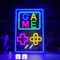 Žaidėjas LED ženklas USB Dimmable LED Playroom Neon Light Game Light Sign Gaming Lamp with Gamer Room for Gamer Room Bedroom Bar Party Decoration