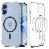 Dėklas "iphone 17 Ultra Hybrid Magsafe" - Skaidrus Pilkas