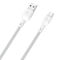 Kabelis Usb-a - Usb-c 5a 1 M - Baltas