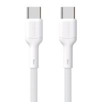 Usb-c Kabelis 65w 2 M - Baltas
