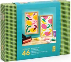 Kūrybinis rinkinys gelio spauda DJECO AGA Atelier 46 Gel Printing
