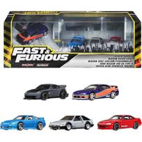 Hot Wheels Premium Diorama Modeliukas (Toyota Soarer, Nissan Silvia S15, Nissan 350Z Custom, Nissan 180 SX, Toyota AE86 Sprinter) (yra Sandėlyje)